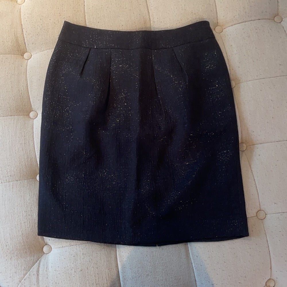 Banana republic black pencil skirt